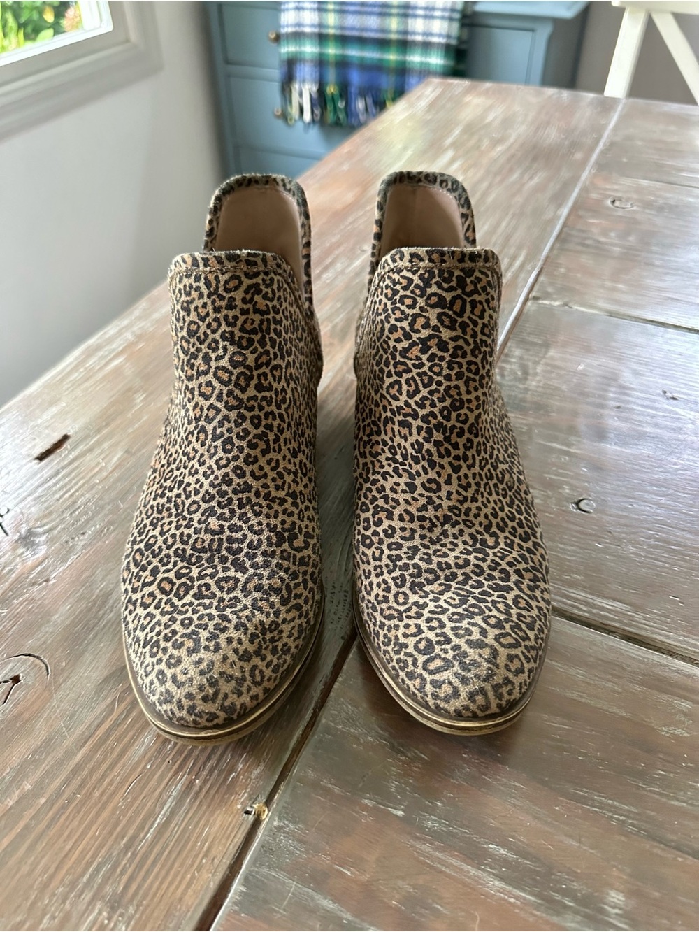 Lucky Brand Womens Bailey Leopard Booties Size 7.5